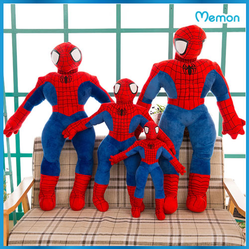 Gấu bông Người nhện Spider Man cao cấp - Hàng chính hãng Memon - Đồ chơi thú nhồi bông Người Nhện Spider Man, Bông Gòn PP 3D tinh khiết, đàn hồi đa chiều, bền đẹp, an toàn cho người sử dụng.