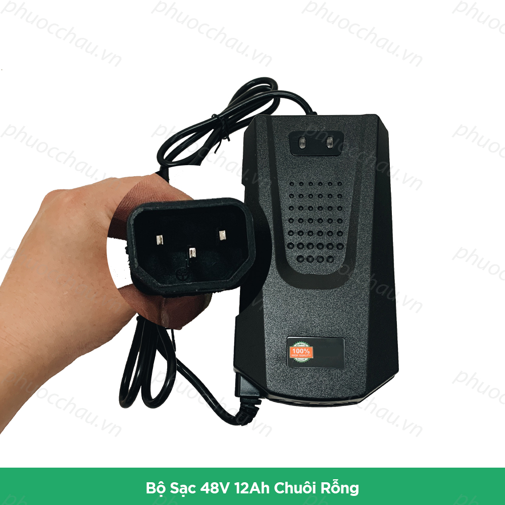 Sạc Xe Đạp Điện Tự Ngắt Dùng Để Sạc Xe Điện, Sạc Xe Máy Điện 48V 12ah, 48V 20ah, Đủ Các Loại Chân Sạc