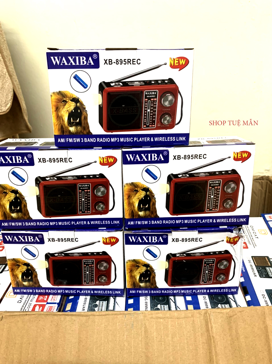 Đài Radio Waxiba XB-895 REC Hàng Chính Hãng MẪU MỚI 2022 GIÀNH CHO NGƯỜI GIÀ