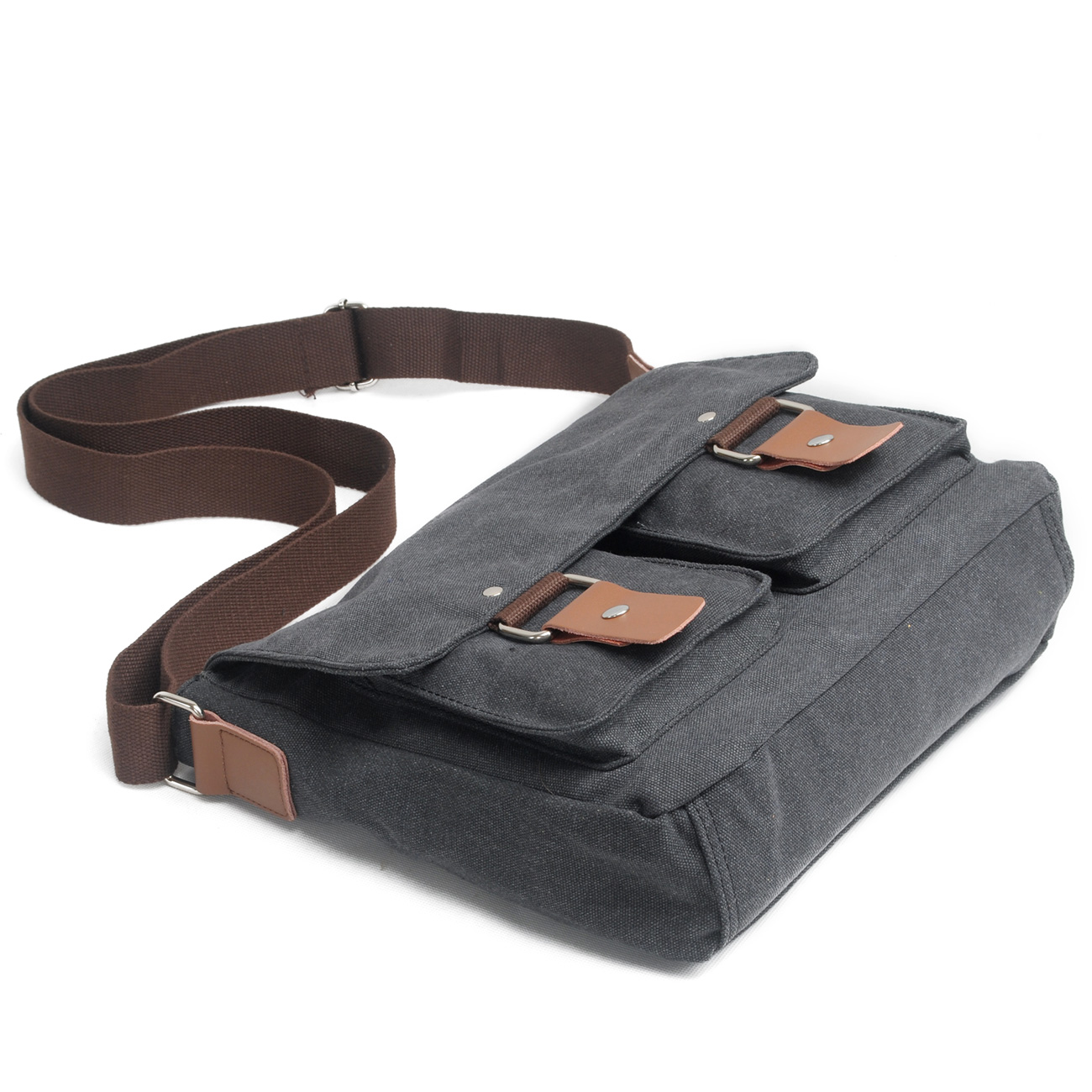 Túi đeo chéo vải bố AT2101 | Anh Tho Leather