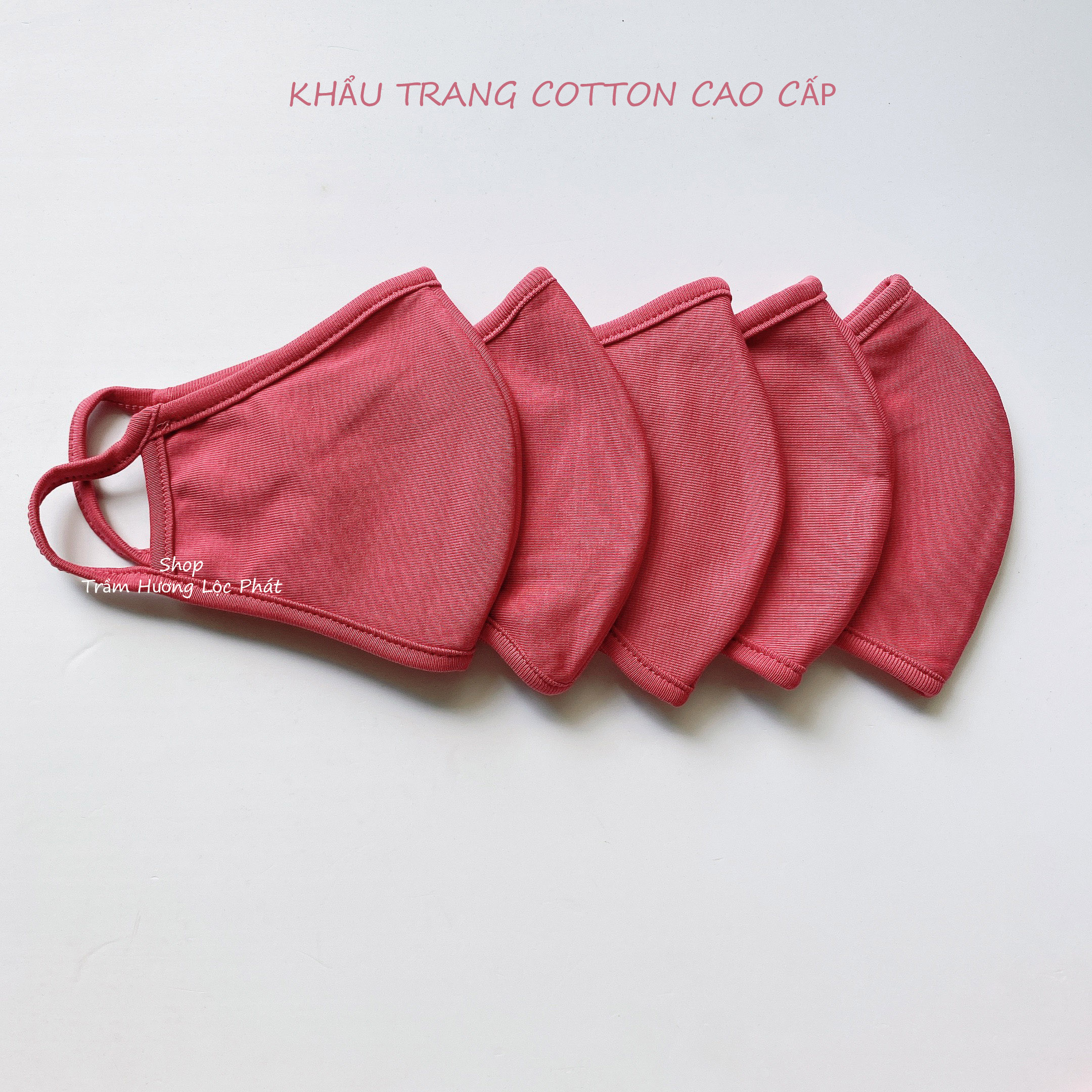 Khẩu Trang Vải Nam Nữ Khẩu Trang Màu Xám Cotton Nhật Cao Cấp Chống Nắng Combo 5 cái