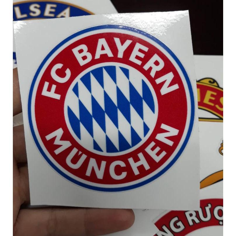 Decal dán xe, laptop,điện thoại hình câu lạc bộ đội tuyển bóng đá, đá banh theo yêu cầu, Chelsea, MU, Arsenal