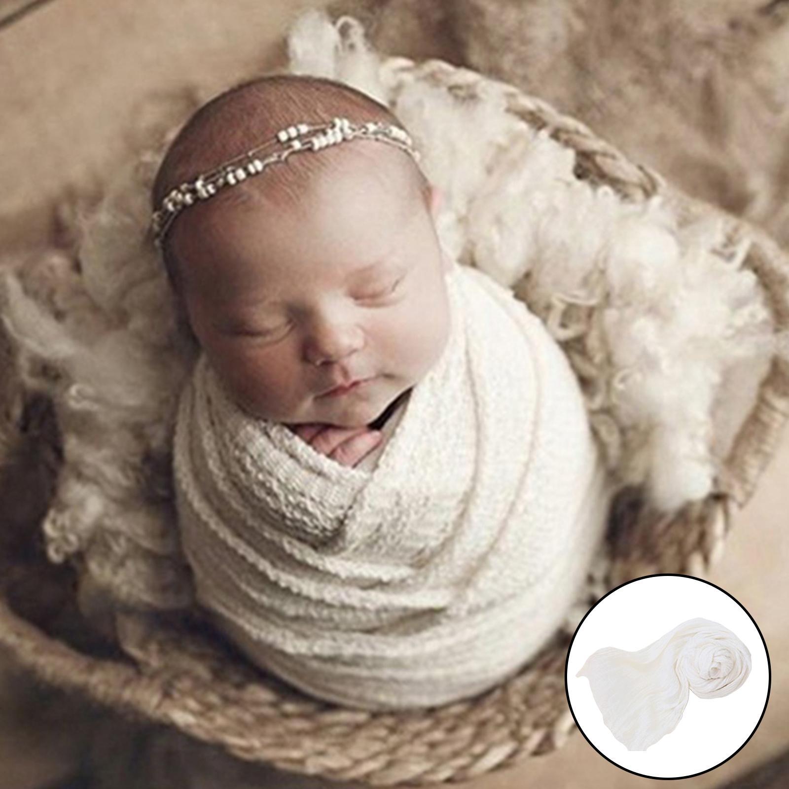 Photography Props Baby Wraps Elastic for Infant Boys Girls 0-6 Months Baby A