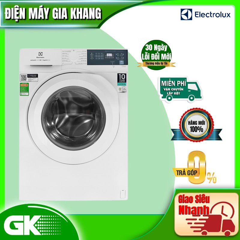 Máy giặt cửa ngang Electrolux 10kg UltimateCare 300 EWF1024D3WB diệt 99.9% vi khuẩn, giảm dị ứng, Tiết kiệm điện