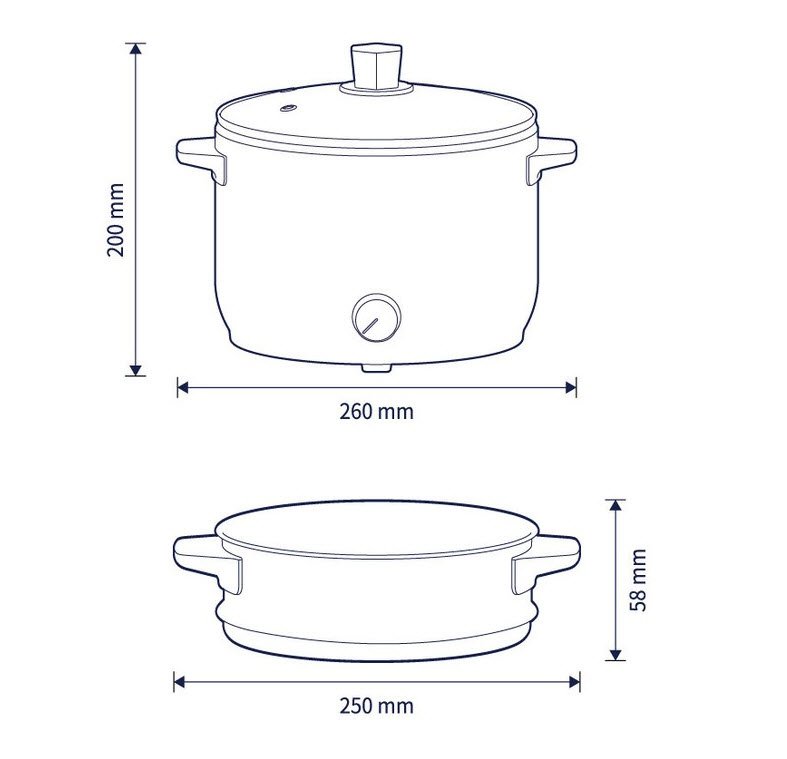 Nồi lẩu hấp mini Corelle Made in Korea dung tích 3 Lít Hàng chính hãng