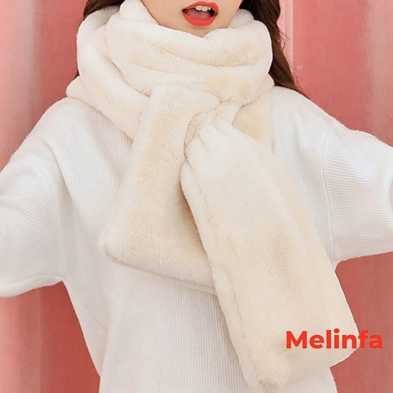 Khăn lông quàng cổ nữ, khăn quàng dài thu đông chất liệu lông mềm mịn dày dặn và ấm áp mã K0236