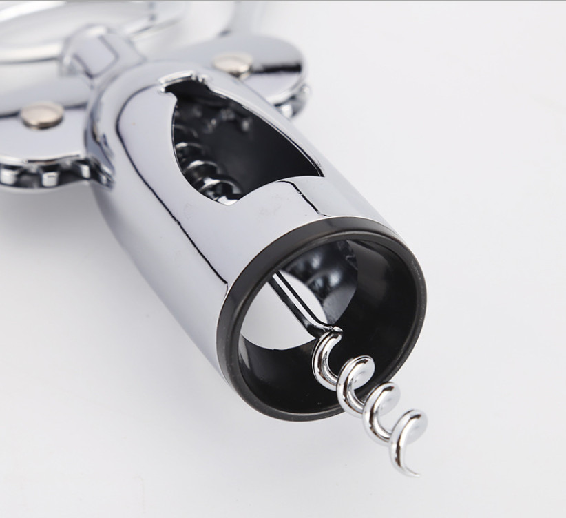 Dụng cụ khui vang inox dày hình cánh bướm cao cấp