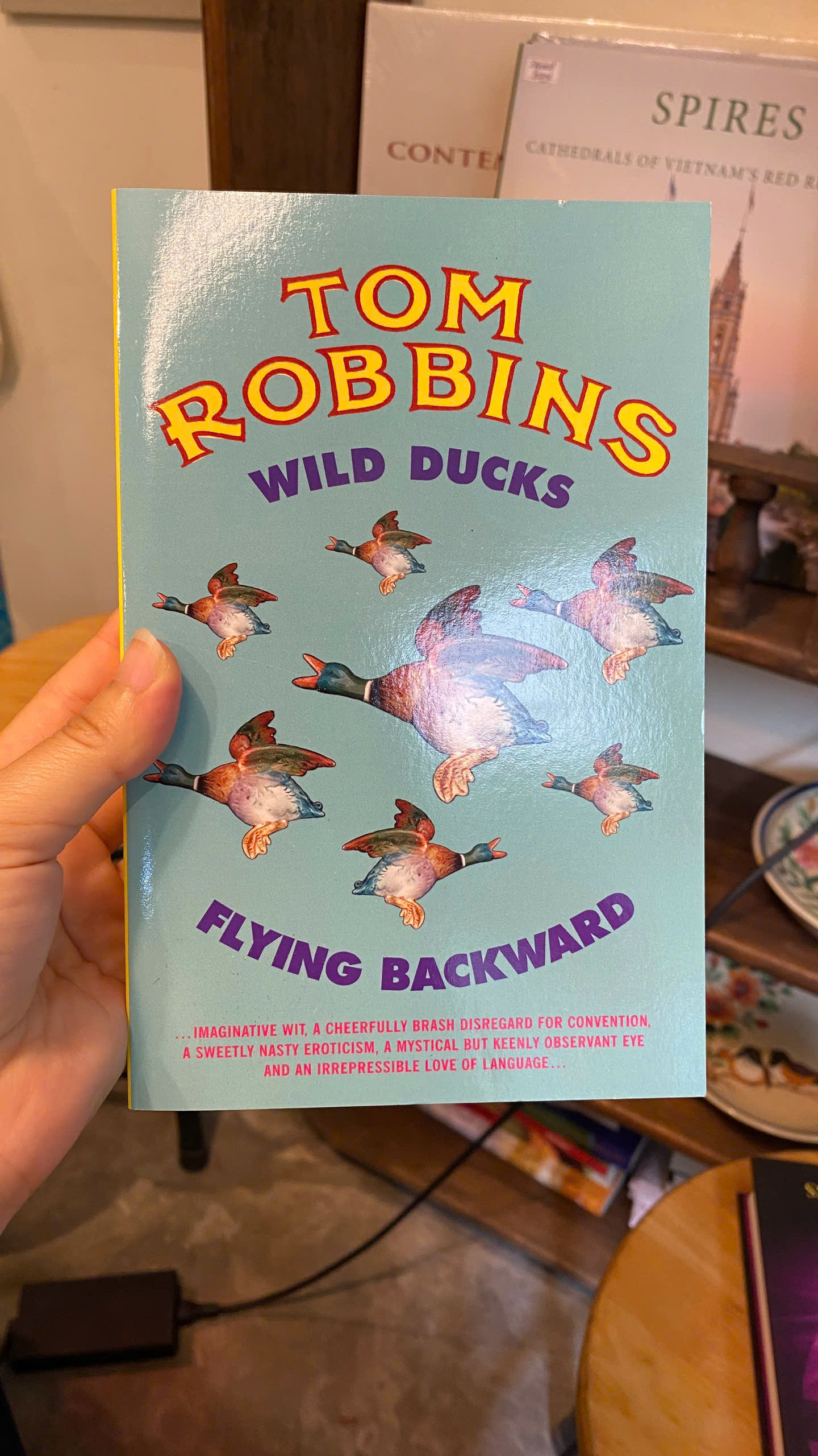 Sách - Wild Ducks Flying Backward by Tom Robbins | English Short Stories - Sách truyện ngắn