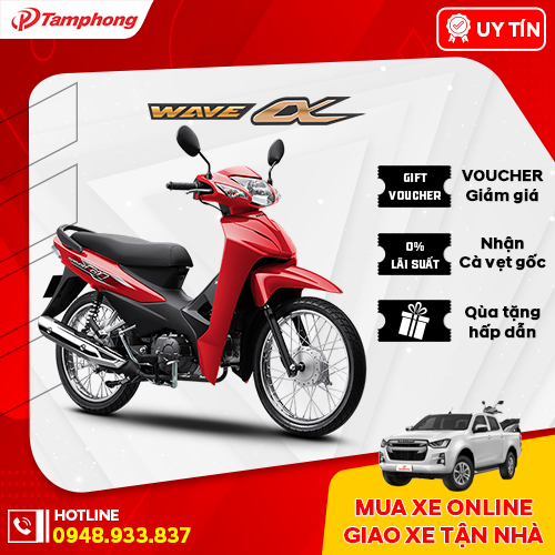 Xe Máy Honda Wave Alpha - Phiên Bản Tiêu Chuẩn