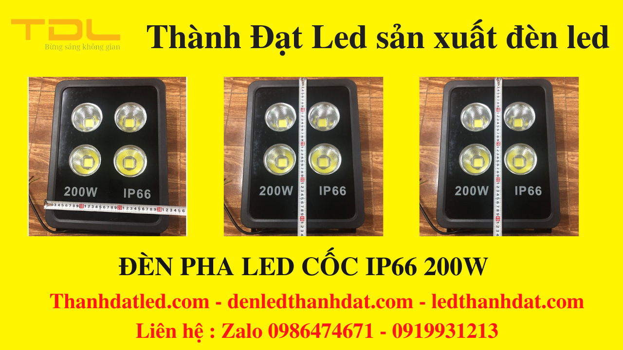 Đèn pha sân bóng 200w