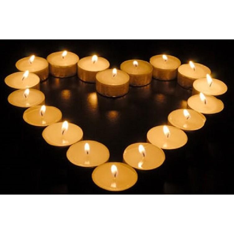 Nến Tealight, nến đốt đèn xông tinh dầu cháy 4 giờ - 5 giờ không mùi không khói