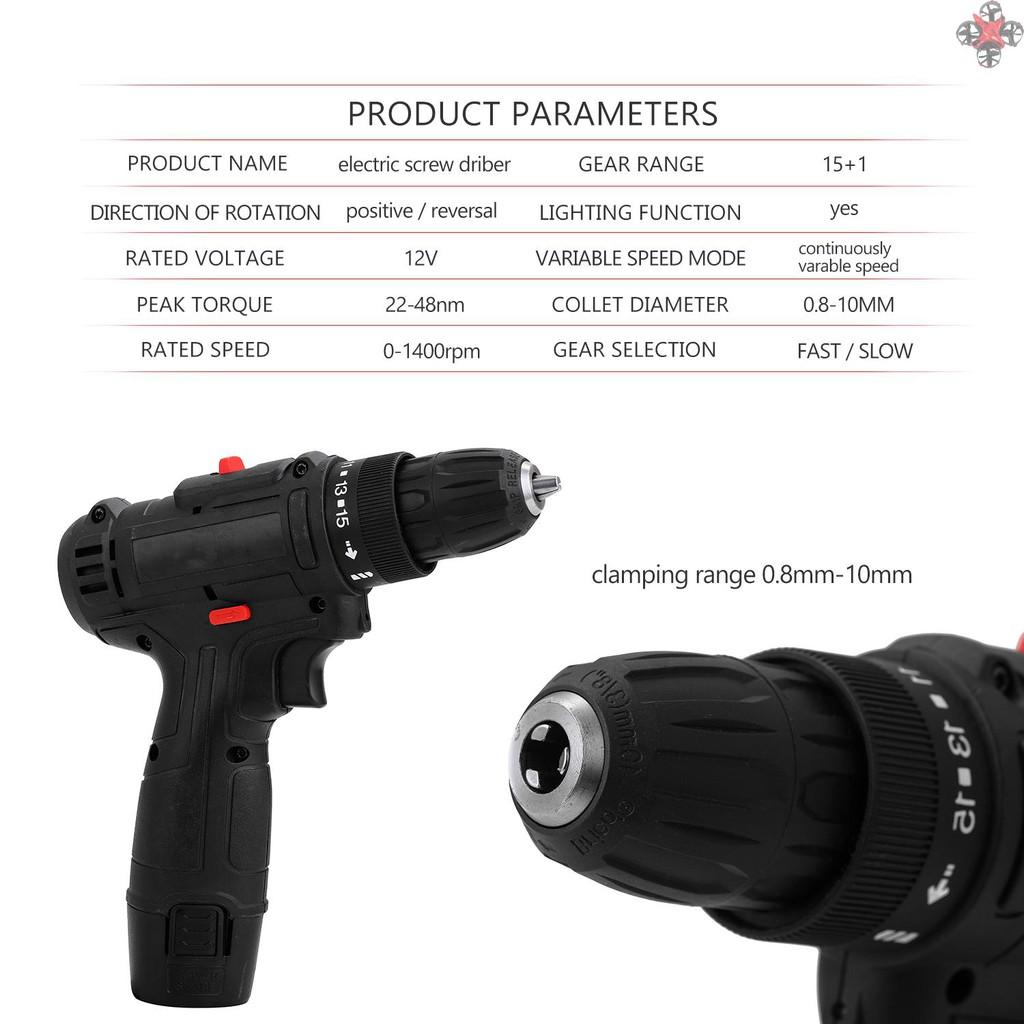 Máy Khoan Cầm Tay Đa Năng Không Dây 12v