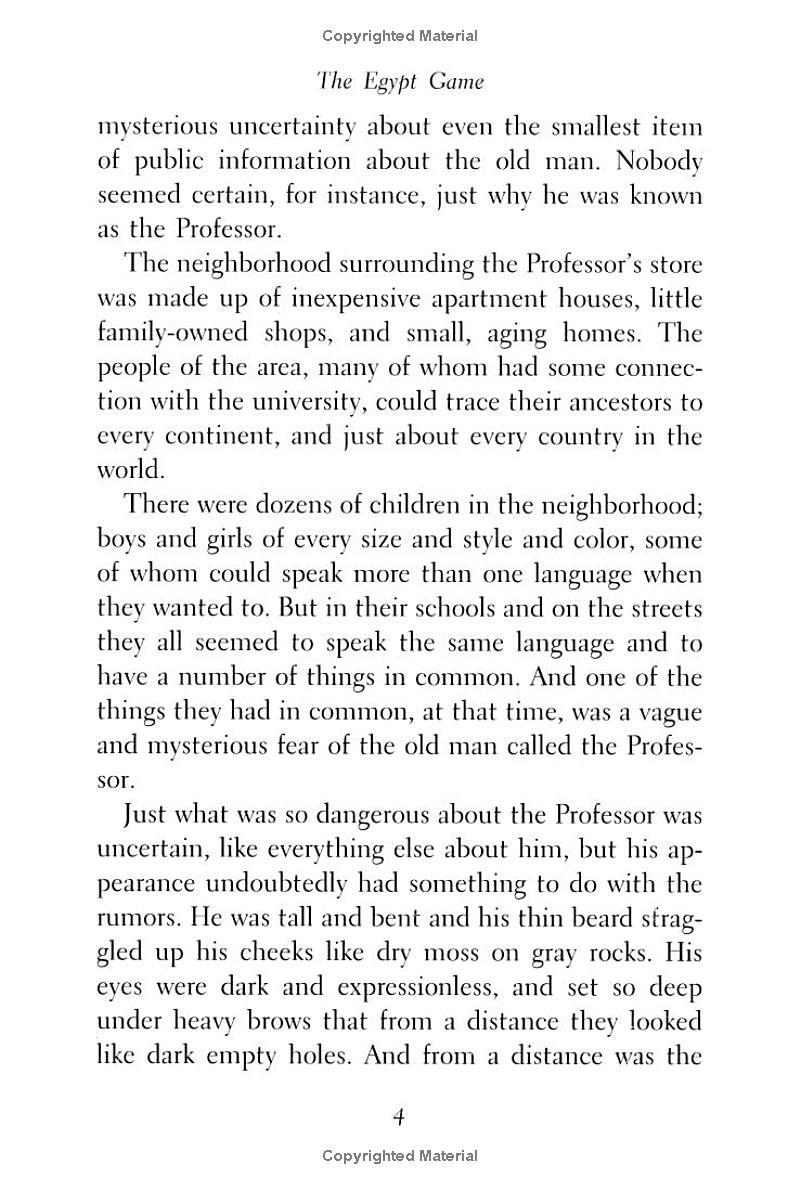 Sách ngoại văn: The Egypt Game