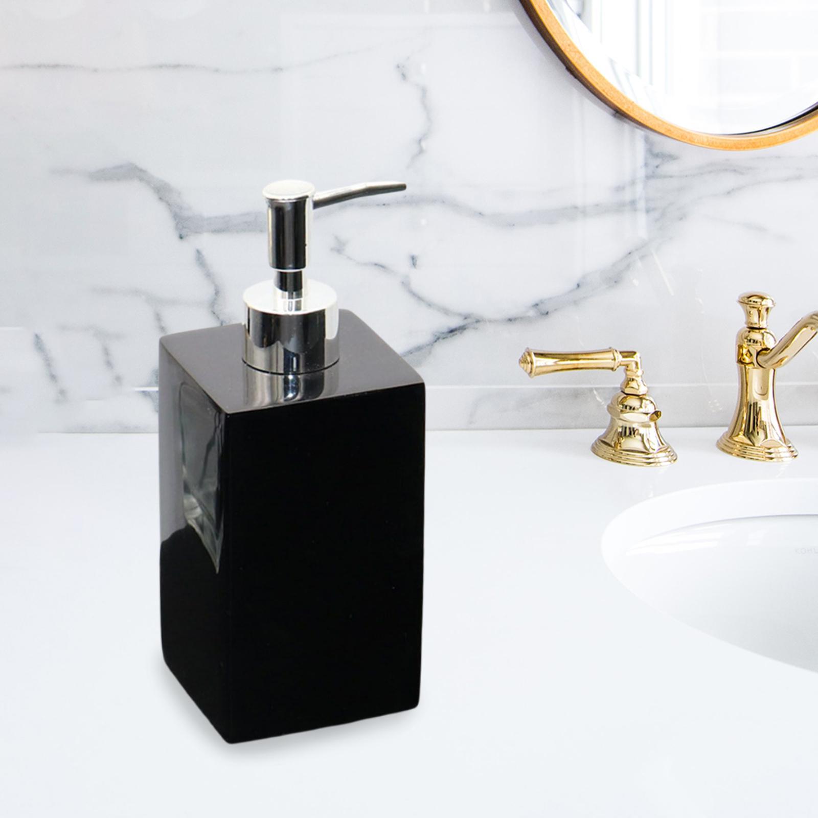 2x Pump Bottle Dispenser Liquid Shampoo Dispenser for Home Kitchen