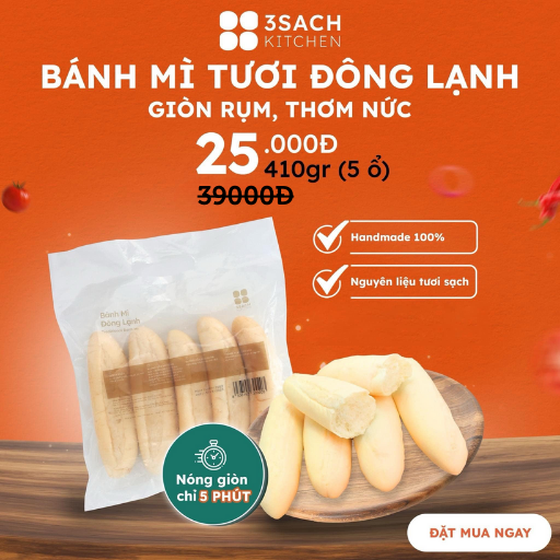 Bánh Mì Đông Lạnh 3Sach Kitchen