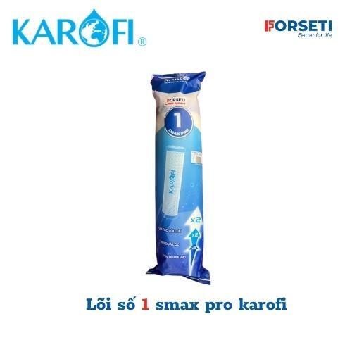 Bộ lõi lọc nước thô 123 SMAX Pro Karofi - Hàng chính hãng