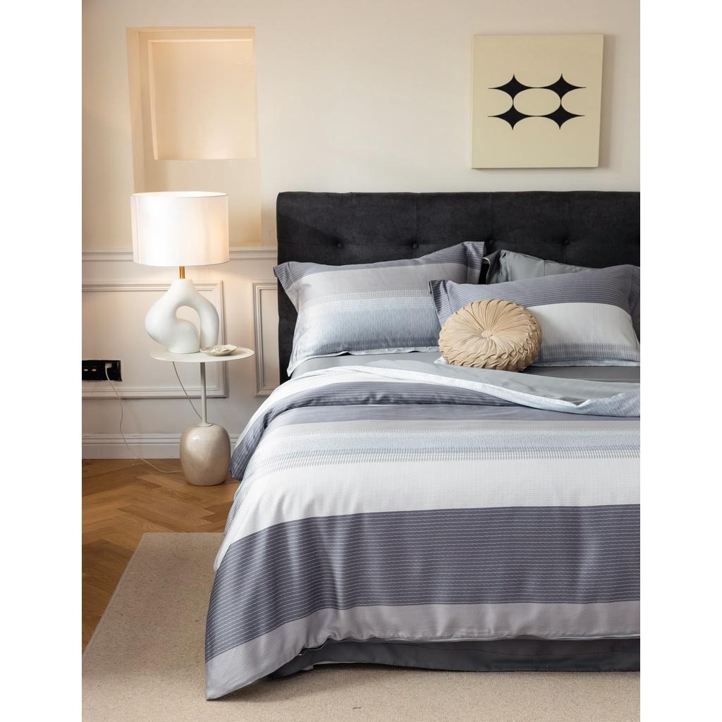 Bộ chăn ga gối mùa hè100% lụa tencel , cao cấp, MỀM MỊN, MÁT DA cực hot - sang trọng DESIGN SM802