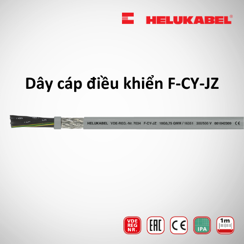 Dây cáp điều khiển HELUKABEL F-CY-JZ
