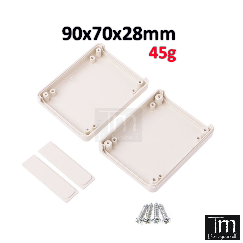 Hộp Nhựa Kỹ Thuật 90x70x28mm Trắng