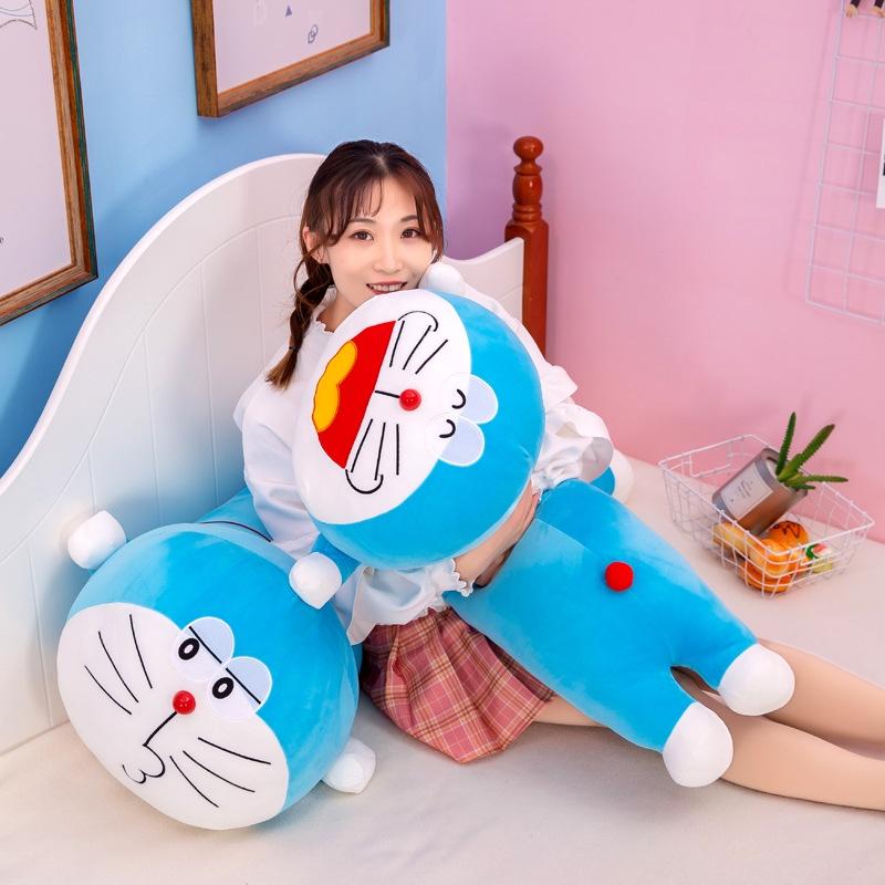 Gấu Bông Doremon Nằm Nhiều Biểu Cảm Cười, Chu Môi, Doraemon To Gối Ôm Cho Người Lớn, Trẻ Em Kiểu Dáng Cute