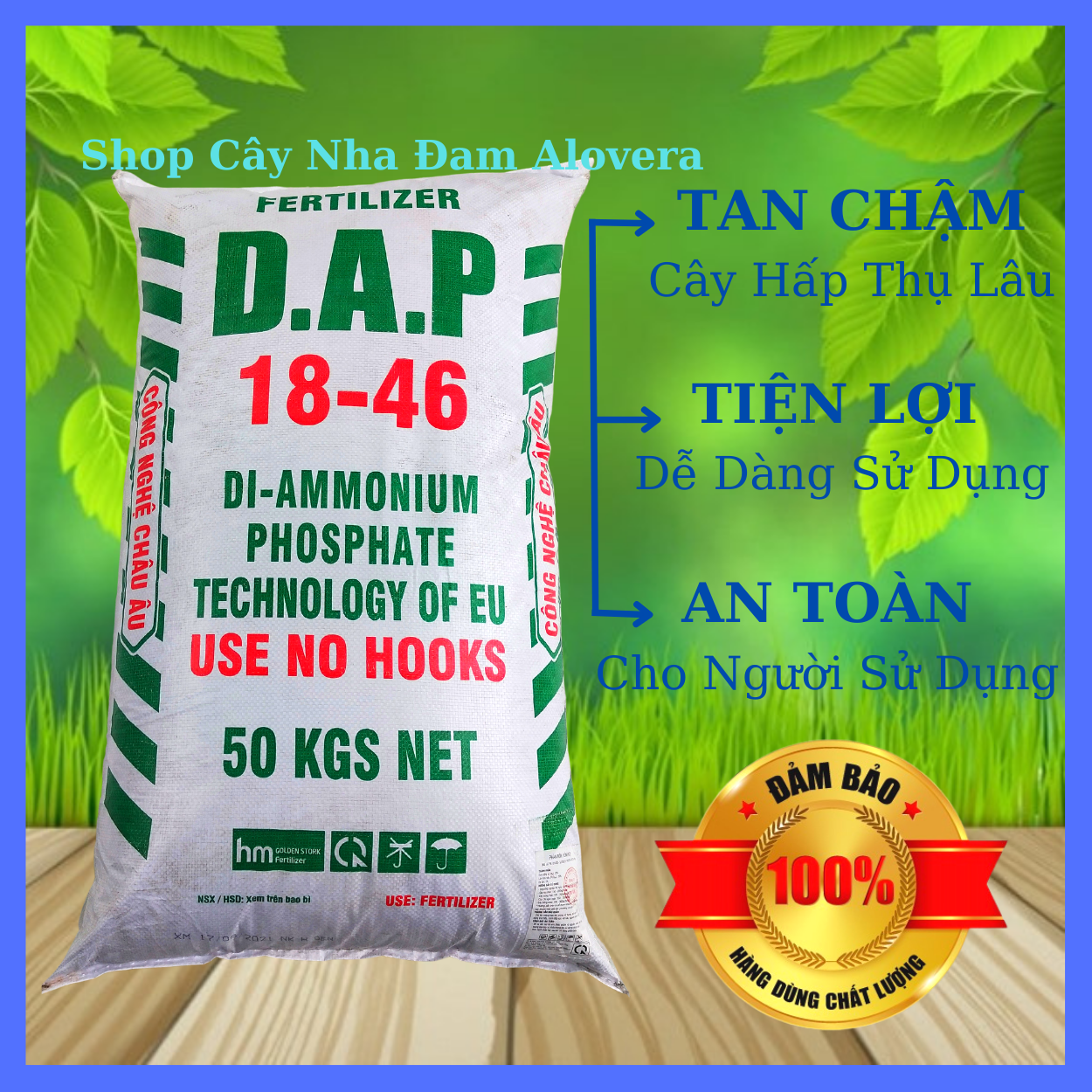 Phân Bón DAP Châu Âu (1KG)