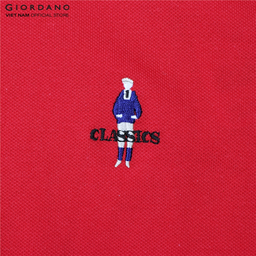 Áo Thun Nam Có Cổ Logo Classic Polo Giordano 01011260