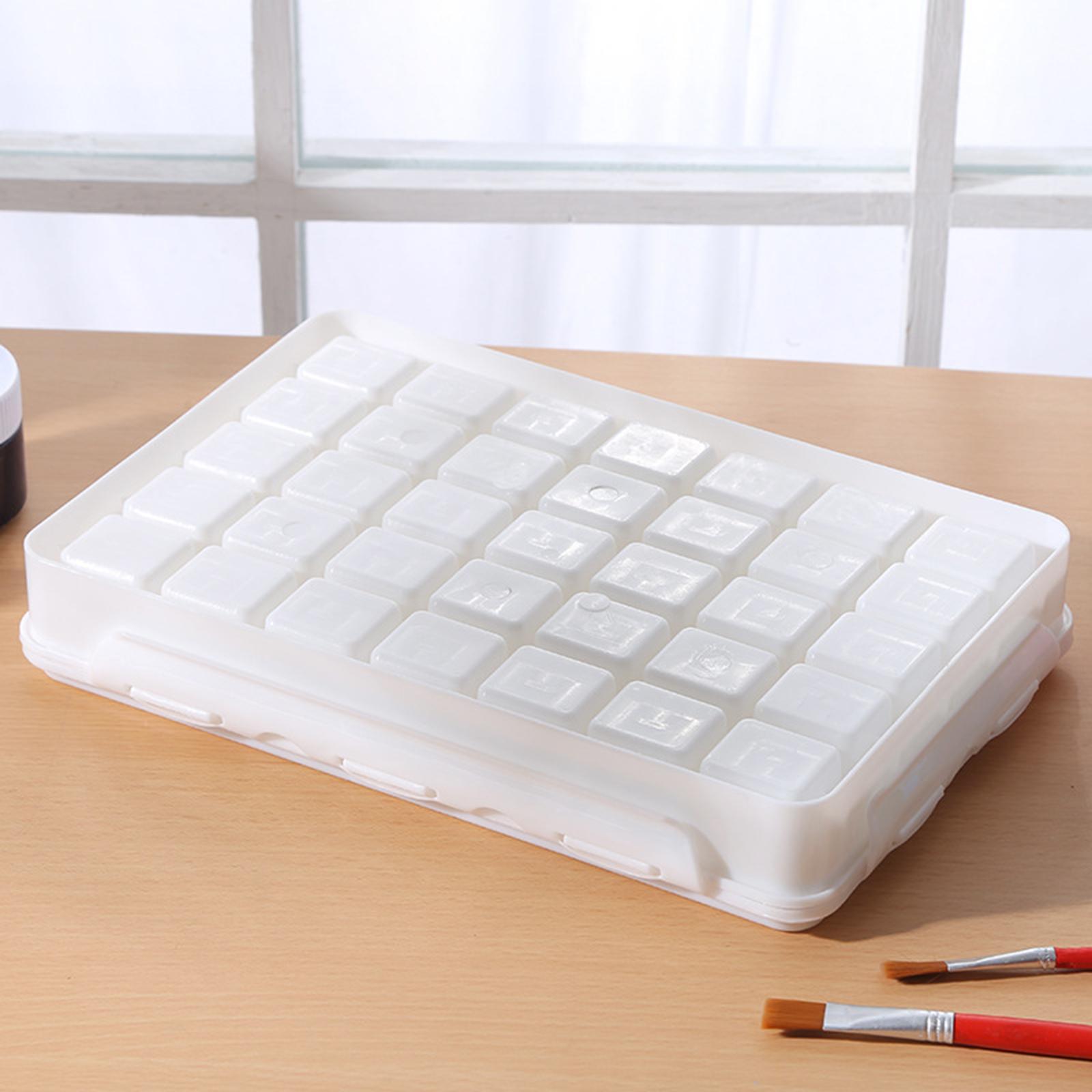 35 Compartments Paint Palette Painting Tray for Watercolor Oil Paint Gouache