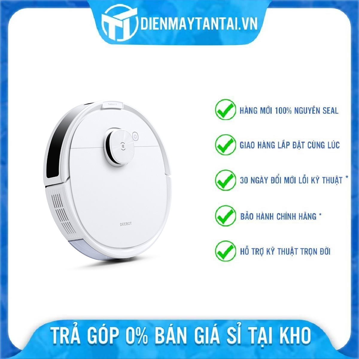 Robot hút bụi lau nhà Ecovacs Deebot N8 PRO - Hàng chính hãng