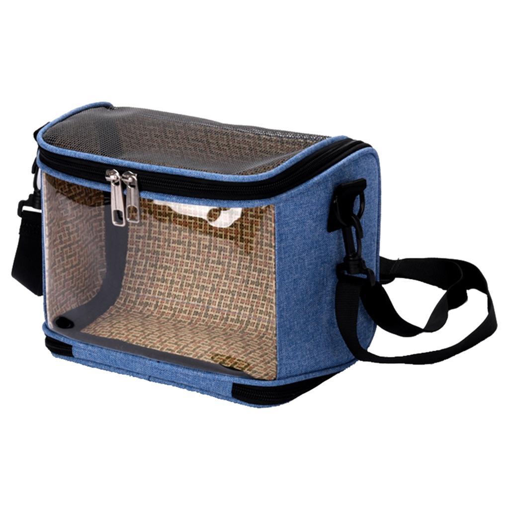 Bird Parrot Carrier Bag Transparent Breathable Pet Travel Bag for Rabbit