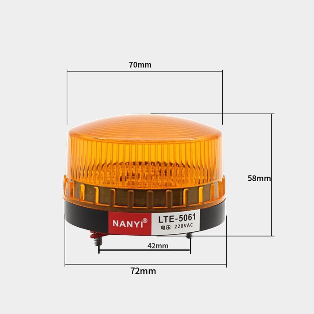 Đèn LED Khẩn Cấp Đèn Nháy Nhấp Nháy Cảnh Báo Tín Hiệu Đèn Báo Buzzer 220v