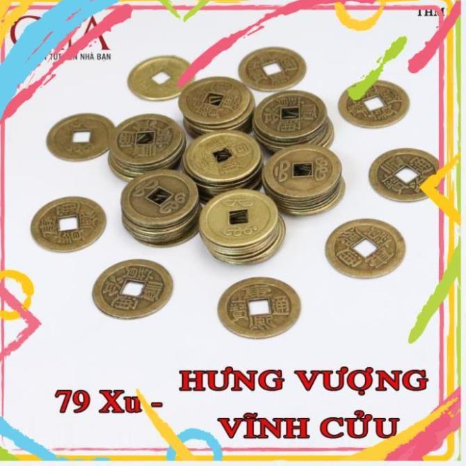 Đồng xu ngũ đế, đồng xu phong thuỷ bỏ bóp ví | Vật phẩm chiêu tài