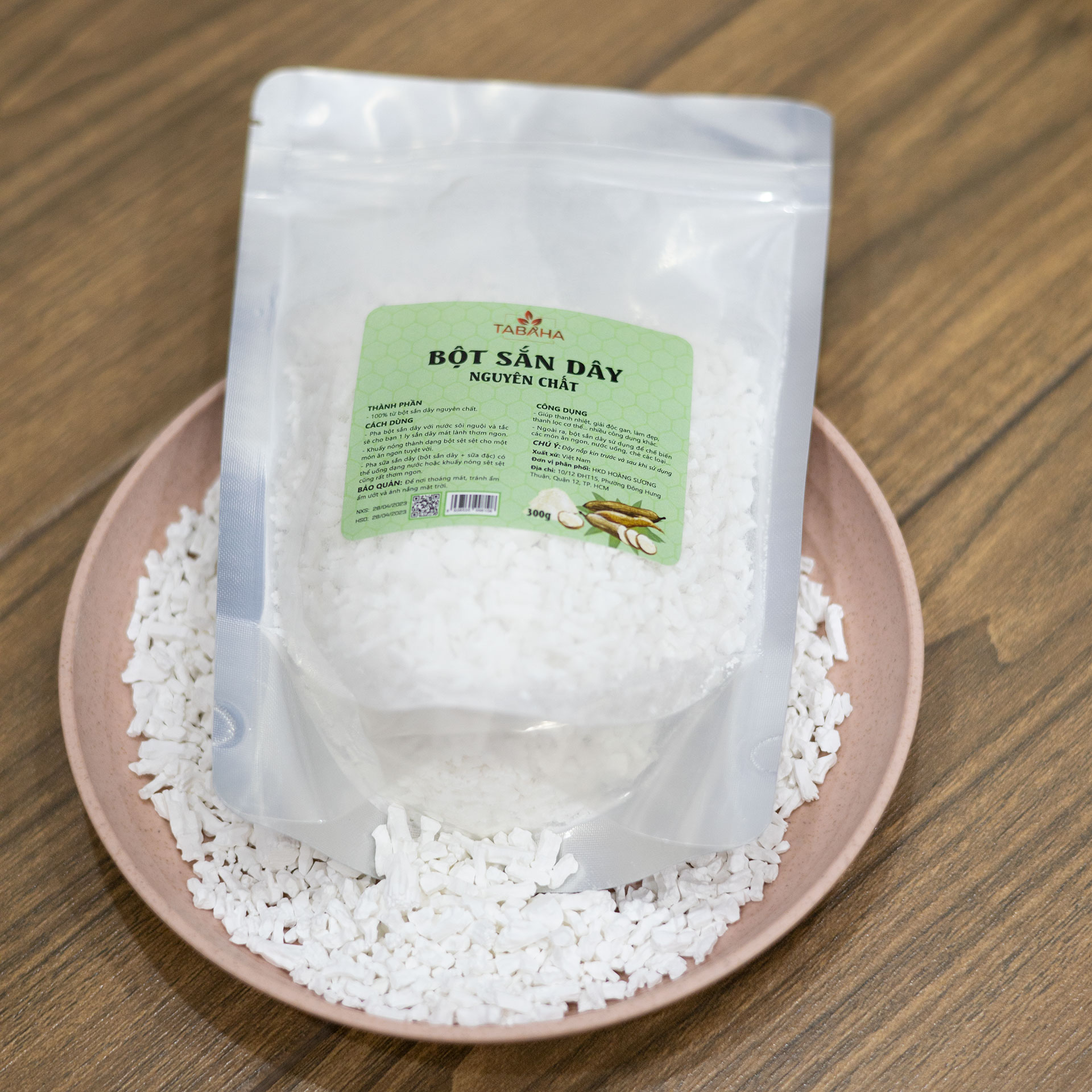 Bột sắn dây nguyên chất TABAHA 300g không pha trộn