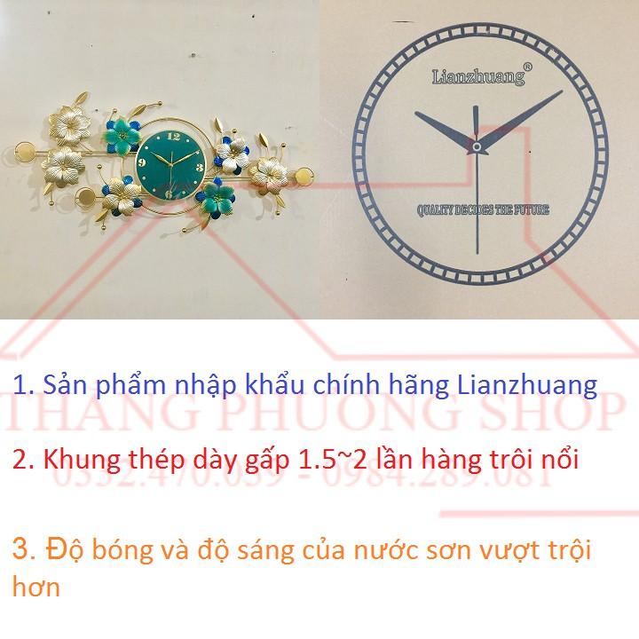 Đồng Hồ Treo Tường Trang Trí Hoa Cỏ Mùa Xuân TP-062