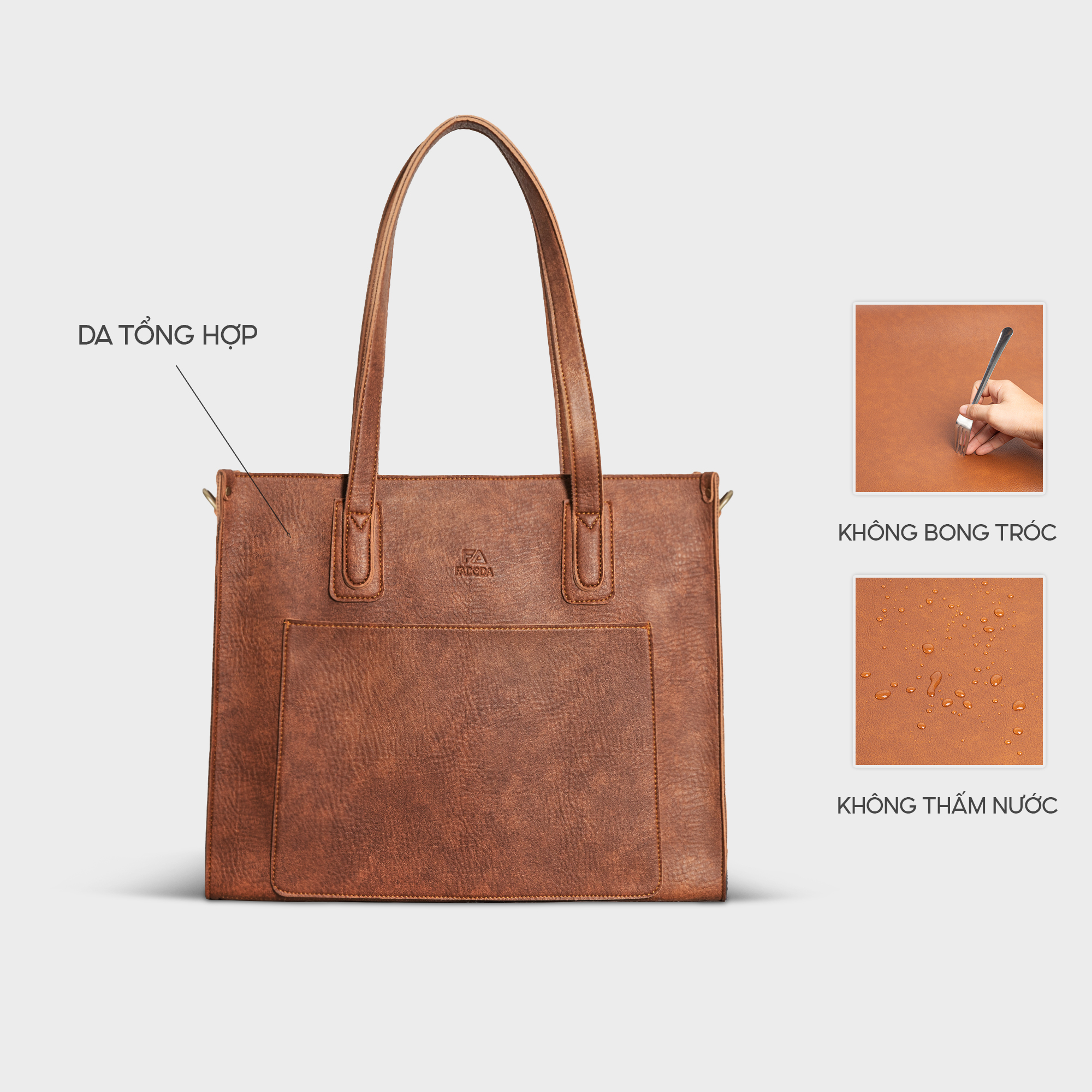 Túi xách công sở nữ thời trang hiện đại FADODA FTX2