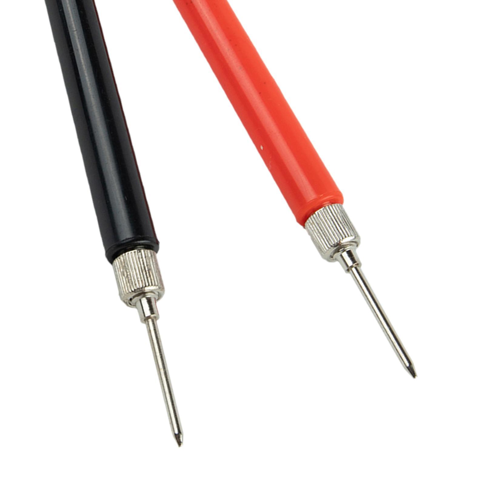 2 Pieces Test Probe Pins Insulated Multimeter  Point Professional Multimeter Test Lead Durable Auto for Car Tester Electrical Testing