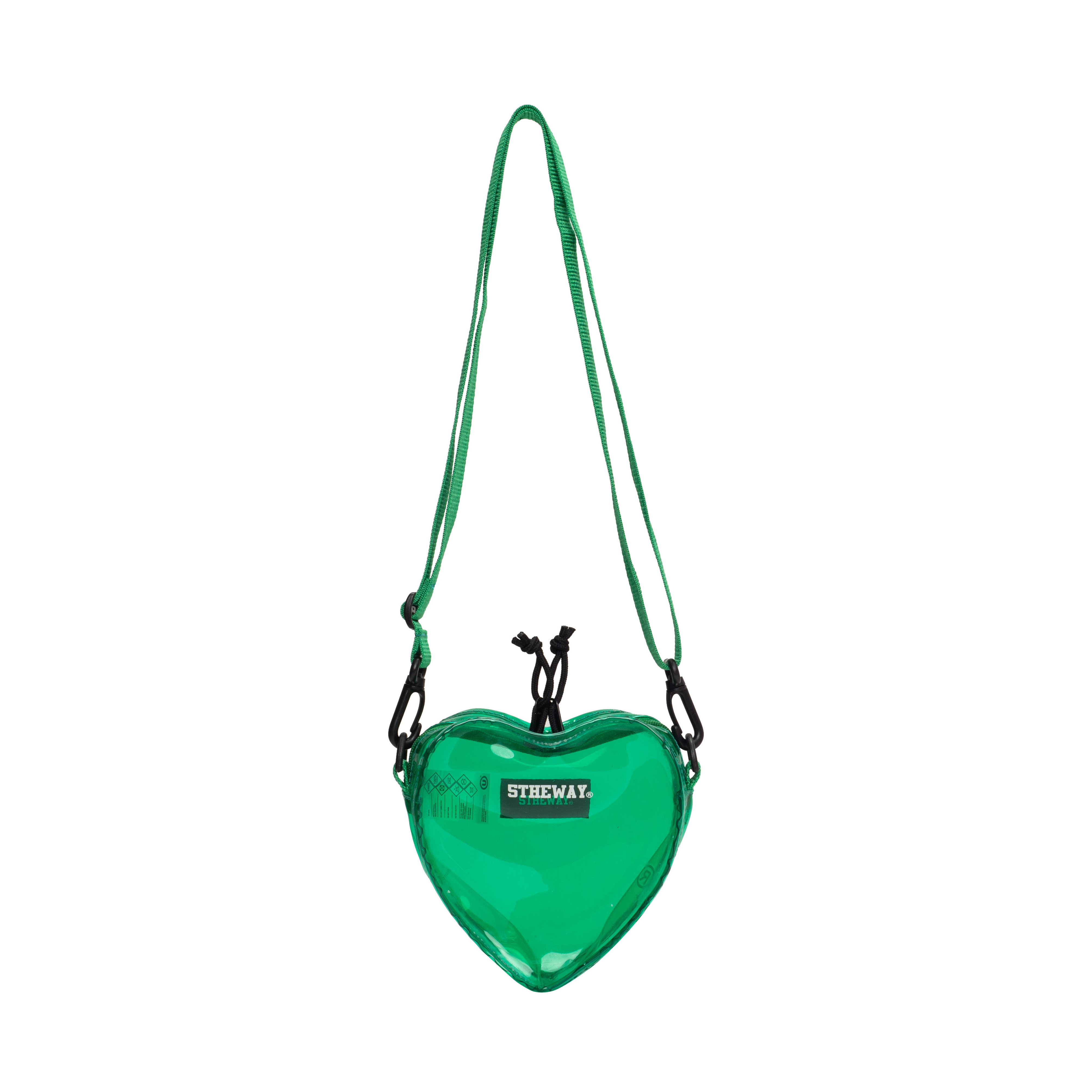 5THEWAY HEART SHOULDER BAG in DEEP MINT aka Túi Trái Tim Xanh Lá