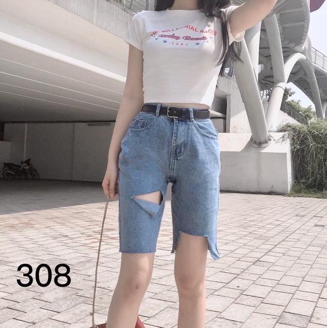 Quần baggy jean, quần bò baggy ống rộng lưng cao phối màu, phai màu