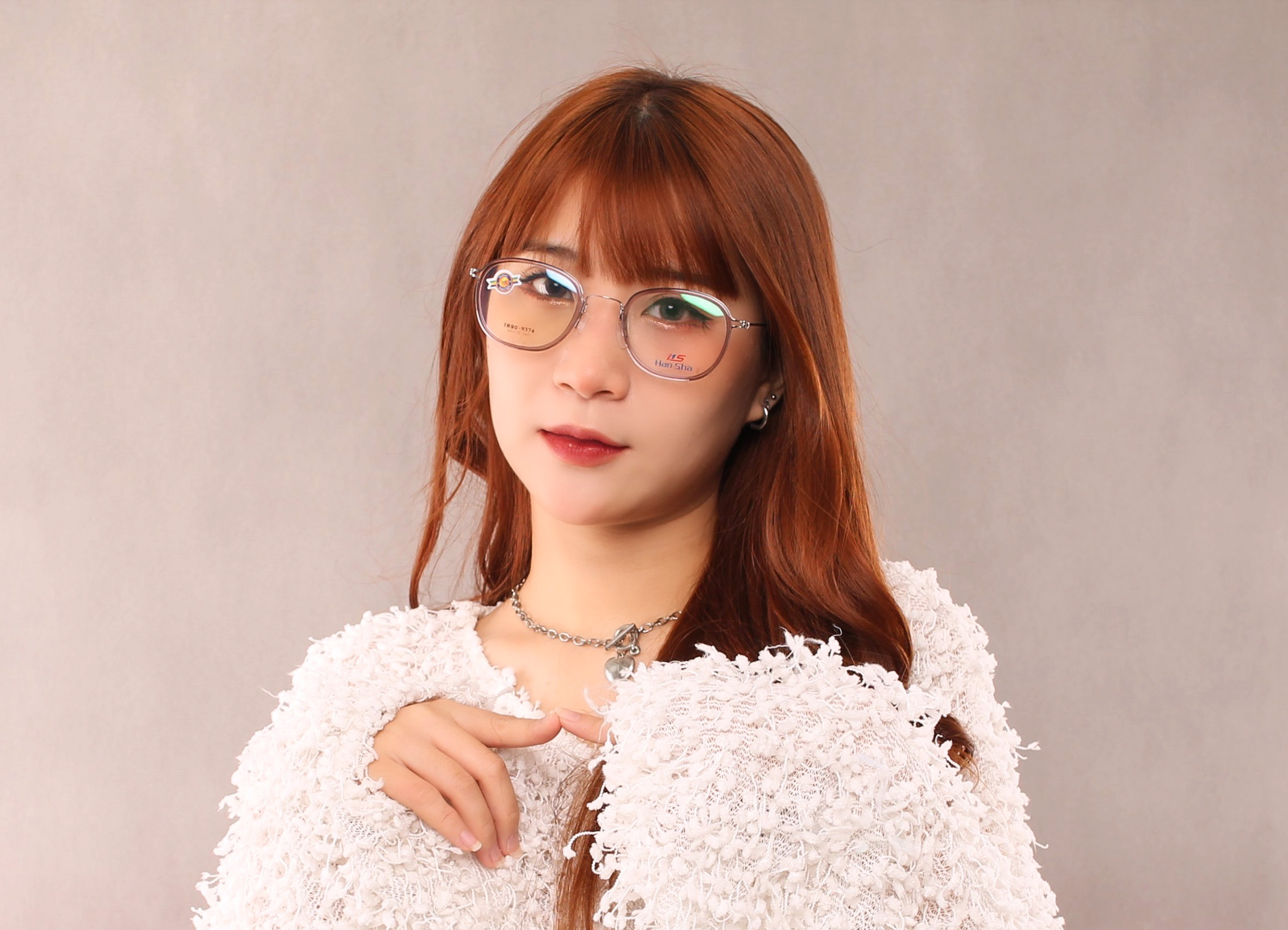 Gọng kính nhựa phối càng kính hợp kim siêu nhẹ siêu bền OURESS - TRHK 9374