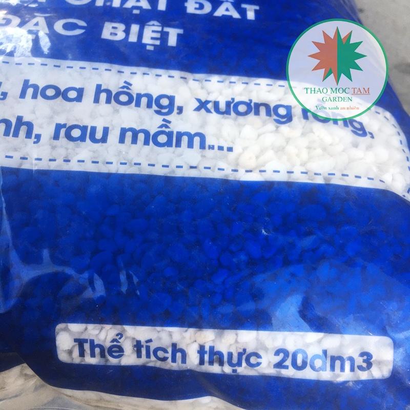 Đá Perlite Bao 20dm3 Namix - Giá thể đá khoáng nhẹ chuyên ươm trồng cây hoa chậu