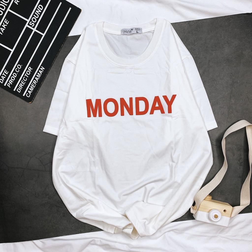 - Áo thun tay ngắn Be Yourself unisex size M L XL - Các ngày trong tuần