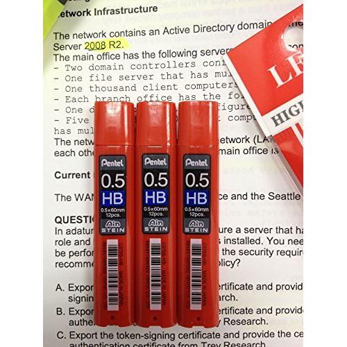 Ruột chì kim Pentel 0.5mm - 12pcs