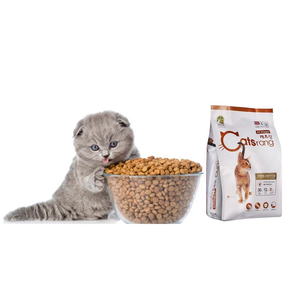 Thức ăn hạt mèo 1KG | HẠT CATSRANG | CHO MÈO MỌI LỨA TUỔI | Gói chiết 1kg
