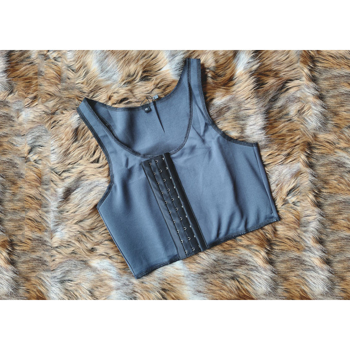 Áo Nịt Ngực Móc Cài Trước - Áo Lót Bó Nịt Làm Ngực Tomboy Thể Thao Tập Gym Ba Lỗ Thun Trơn Cotton Gen Thun Không Viền Cài Trước Bigsize Nguyễn Nguyên