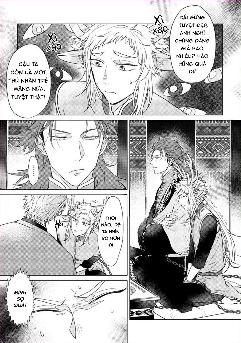 gặp gỡ em, thú nhân màu chàm trắng chapter 2 9