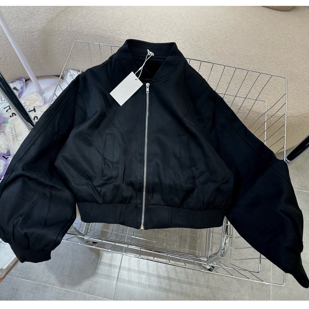 ÁO KHOÁC LỬNG NỮ UNISEX CROPTOP BOMBER THỂ THAO BÓNG CHÀY THUN FORM RỘNG TAY DÀI ĐI CHƠI ĐI TIỆC DẠO PHỐ ĐI BIỂN