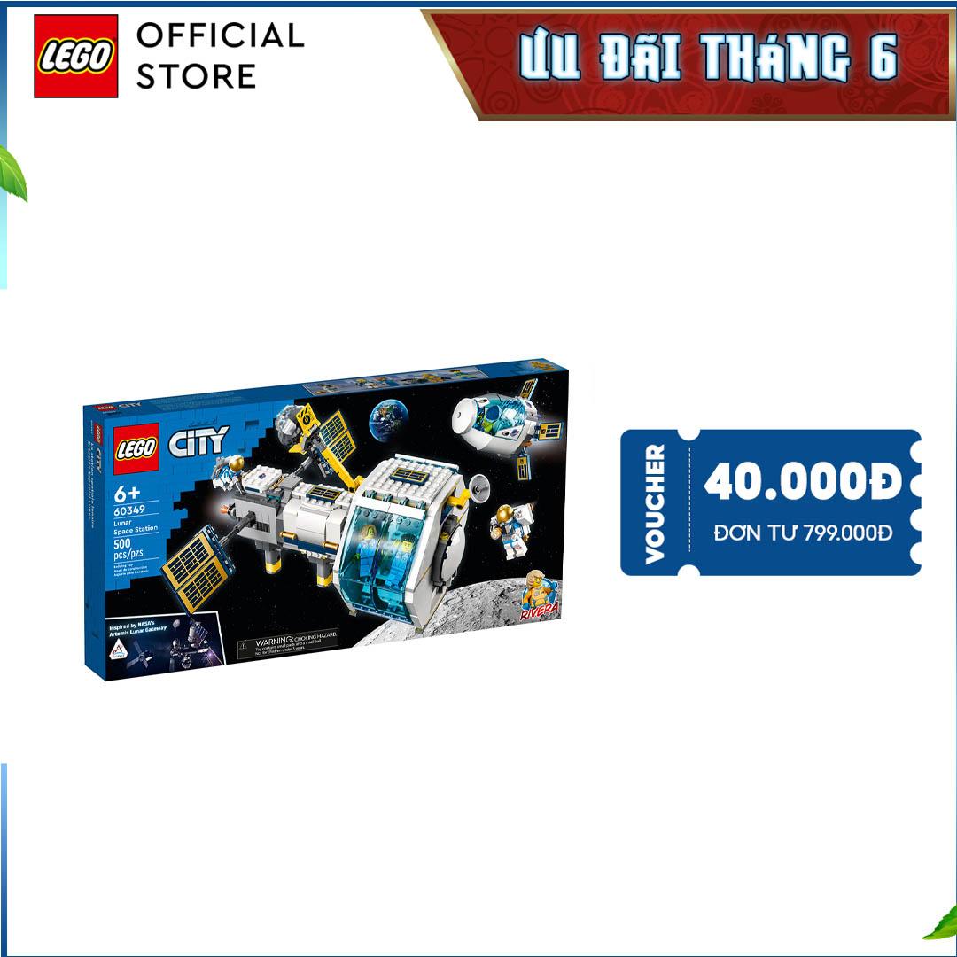 LEGO City 60349 Trạm Nghiên Cứu NASA Mặt Trăng (500 chi tiết)