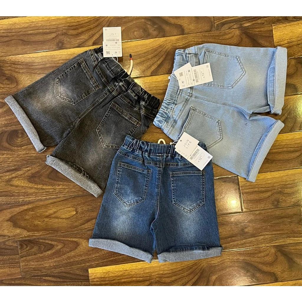 quần short jean bé trai size đại chất jean co dãn thoải mái