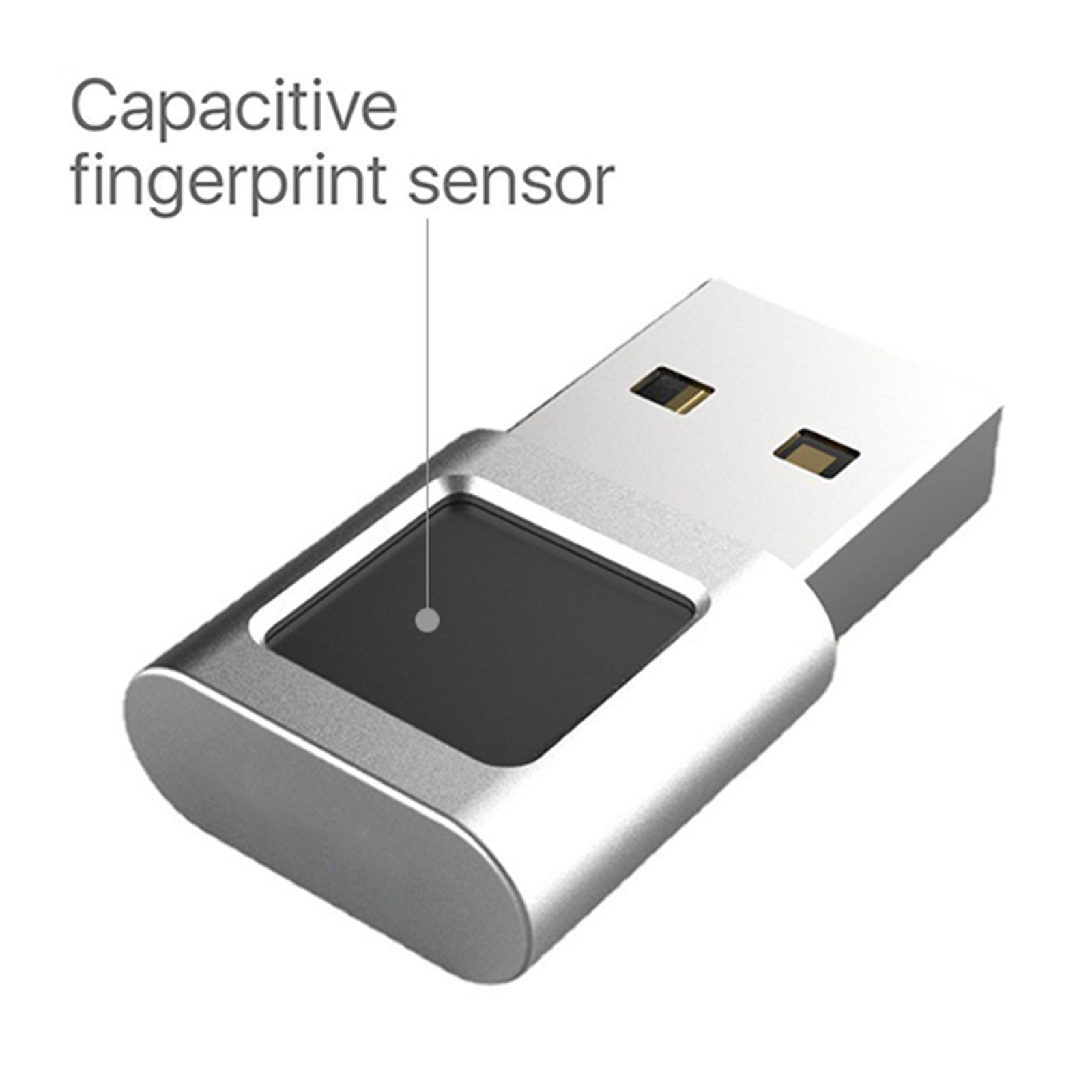 USB Fingerprint Reader Sign-In Unlock Device for Windows 10 11Hello Laptops