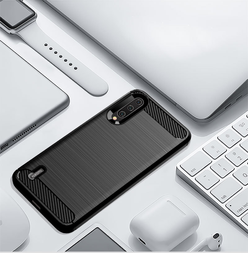 Ốp Lưng Chống Sốc Vân Cabon Dành Cho Điện Thoại Xiaomi Mi A3 Lite