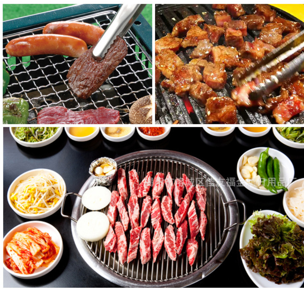 Combo 3 kẹp nướng BBQ tay cầm ABS chống nóng, kẹp nướng thịt, gắp bánh siêu tiện dụng GD144-KepBBQ-3 (giao màu ngẫu nhiên)